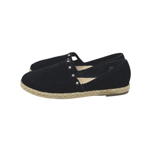 Anne Klein Shoes - Anne Klein Kaily-S Slip On Espadrille Black Casual Comfort Shoe Size 7.5